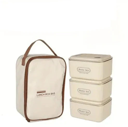 Lunch Box Set with Insulated Carry Bag